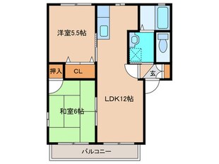 エクセレントＭの物件間取画像